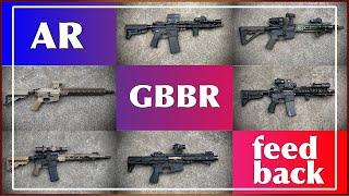 [GBBR] 今まで数々のガスブロを購入しカスタムしてきた中で、東京マルイ製、海外製のAR系ガスブロをフィードバック!! [MWS]