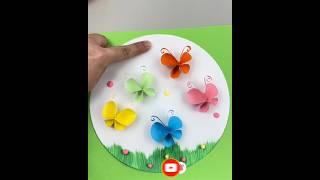 Butterfly With Paper #highlights #crafts #trending #shorts @Ridyoancrafts #newhindisong #reels