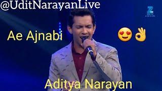 Ae Ajnabi By Aditya Narayan And Jayesh Kumar Aditya Narayan Singing His Father Udit Narayan Song