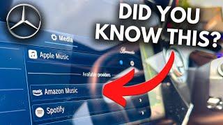 SPOTIFY & APPLE MUSIC Apps on Mercedes MBUX!