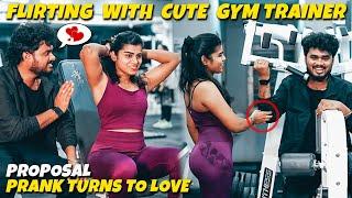 Flirting with Cute Gym TrainerProposal Prank Turns To Love @Nellai360