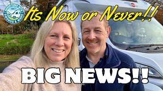 BIG TRAVEL NEWS!!! Quitting work to Motorhome Travel in Europe