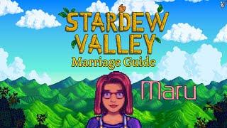 Stardew Valley Marriage Guide - Maru