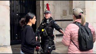 MASSIVE SHOUT, POLICE INTERVENED with IDIOT who DISRESPECT the king’s guard