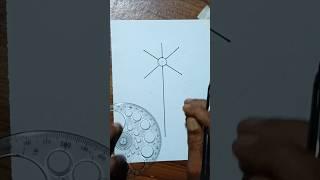 flower  drawing easy #shorts #drawing #art #flowerdrawing #easydrawing