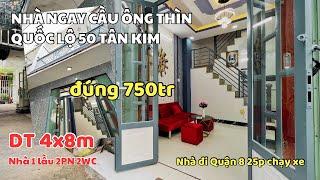 Nhà bán GIÁ RẺ ngay Ngã Ba Tân Kim, Quốc Lộ 50 DT 4x8m | Bán Nhà Bình Chánh | Nhà Đất Trang Anh