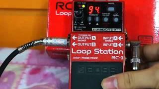 Boss LoopStation Rc-3 Rythm & Backing Track