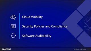 Cloud Discovery with OpenText Universal Discovery Demo