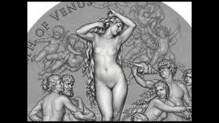 BIRTH OF VENUS ⭐️ 2021 Celestial Beauty Series ⭐️2oz HIGH RELEAF 999 Silver