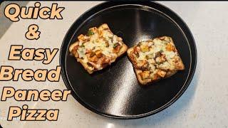 Bread Paneer Pizza | Elevate Your Home Cooking Delicious Pizza Recipe | A Quick and Easy Snack