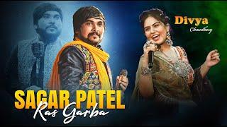 SAGAR PATEL & DIVYA CHOUDHRY LIVE RASS GARBA    SK ART STUDIO LIVE @sanjaykpatel-official