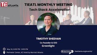 ⭐ Monthly Meeting Keynote⭐ Timothy Sheehan: Founder & CEO of Greenlight