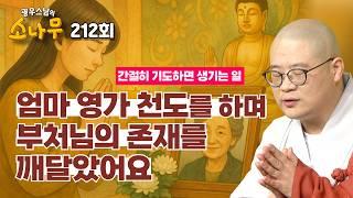 엄마 영가천도를 하며 부처님 존재를 깨달았어요 [ 광우스님의 소나무 212회 전체영상] #광우스님 #소나무 #스님법문 #부처님가피