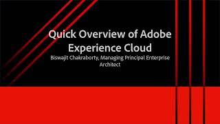 Adobe Experience Cloud Overview