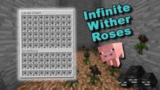 Easy Way To Get Wither Roses (1.14) - Minecraft Tutorial