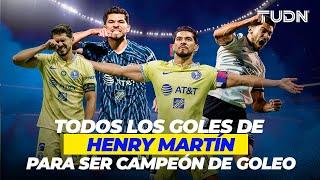 ¡CAMPEÓN DE GOLEO MEXICANO! ⭐️ TODOS los goles de Henry Martin en el CL2023 | TUDN