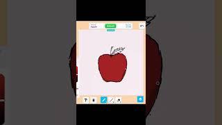 ROBLOX SPEED DRAWING AN APPLE  #roblox