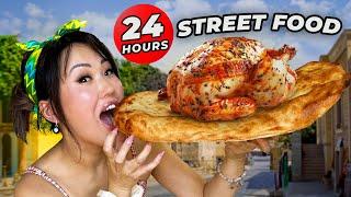 I Spent 24 Hours Eating STREET FOOD Like a Local in Baku Azerbaijan!