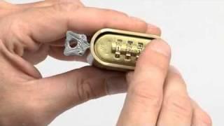 Operating the Master Lock high security combination locks