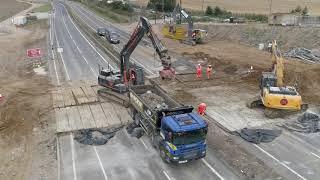 A13 Road Widening Project- Saffron Gardens Bridge Demolition