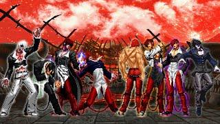 Flames Orochi Iori Team VS Flames Iori Yagami Team | M.U.G.E.N