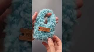 Микро - сумочка из букле  #knitting #вязание