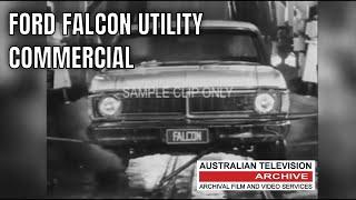 FORD FALCON UTILITY (Classic TV Commercial, Australia)