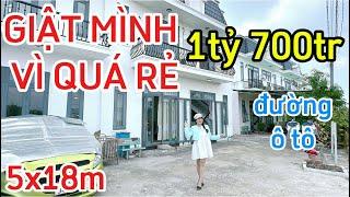 GIẬT MÌNH VÌ NHÀ SHR QUÁ RẺ- Nhà đẹp Kim Thủy 5x18m đường ôtô- 1tỷ700tr Chủ Nhà kẹt tiền còn BỚT