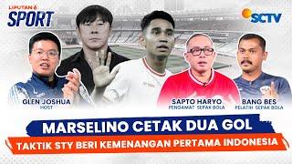 Gol Marselino Bawa Timnas Indonesia Kalahkan Arab Saudi, Erick Thohir Peluk Shin Tae-Yong