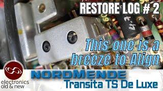 Repair, alignment, cleaning, and some frustration. Nordmende Transita TS De Luxe restoration part 2.