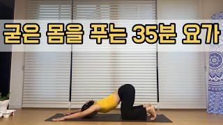 [서리요가#152]기초요가 필수동작(최신ver) / 요가입문을 위한 35분 요가플로우/ 전굴, 측굴, 역자세