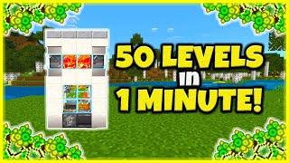 BEST XP FARM EVER!! (50 LEVELS/MINUTE!) In Minecraft Bedrock And Java 1.21