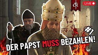 Wie ich GNADENLOS den Papst gejagt habe in Crusader Kings 3! Live #1