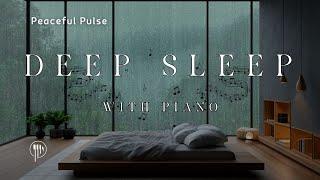 Relax in Beautiful Bedroom, Gentle Piano & Rain Falling on Leaves to Dispel Fatigue and Sleep Well