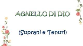 AGNELLO DI DIO con testo voce soprani e tenori UN ANNUNCIO DI GIOIA