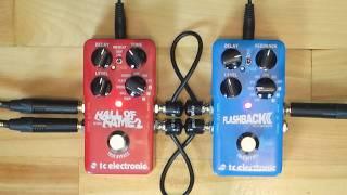 Double MASH - TC Electronic Flashback II + Hall of Fame II (fun noises)