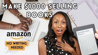 Make $1,000 a Month Selling Passive Income Books Online | Feminine Wealth  