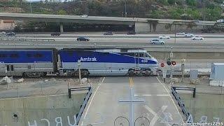 Amtrak Trains in Laguna Niguel, CA + BONUS SHOT (Drone Video)