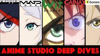 Anime Studio Deep Dive || Trigger || Madhouse || WIT Studio || Gainax || Bones