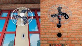 A CASA DOS VENTILADORES DE PAREDE | The House of Wall Fans