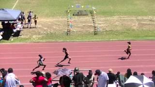 12yr Cydney Bowe 13.39s 100m Dekalb County Championship