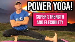 Power Yoga for Super Strength & Flexibility - 10 Min Full Body Workout