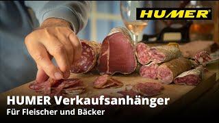 HUMER Verkaufsanhänger | Für Fleischer und Bäcker
