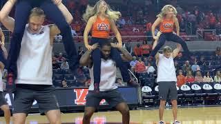 Auburn football team performs with Tiger Paws