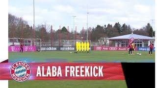 David Alaba amazing freekick