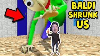 BALDI MADE ME TINY!!! (and it’s insane) | Baldi’s Basics Mod