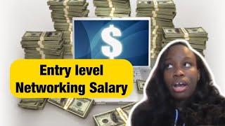 What is a typical entry level NETWORKING salary in 2021? #networking #tech #salary