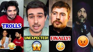 WTF! You Won't Believe this Happened...| Samay Raina Trolls Poonam, Dhruv Rathee, MrBeast, Diljit |