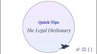 Introducing The Legal Dictionary from Robin AI