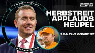 Why Kirk Herbstreit applauds Josh Heupel for moving on from Nico Iamaleava  | The Pat McAfee Show